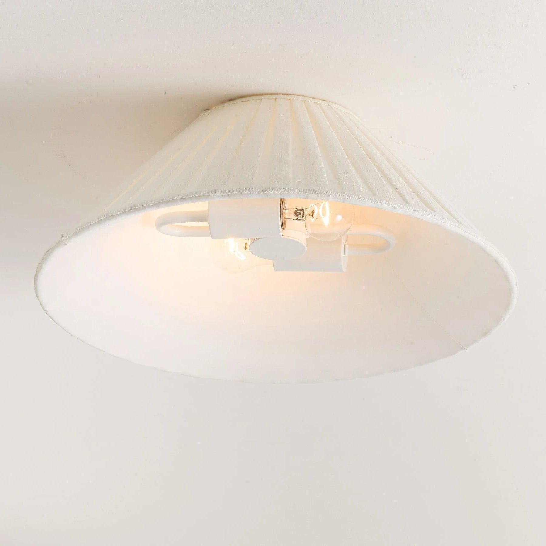 Freyza | Leinen-Deckenleuchte – Schlafzimmer Wohnzimmer