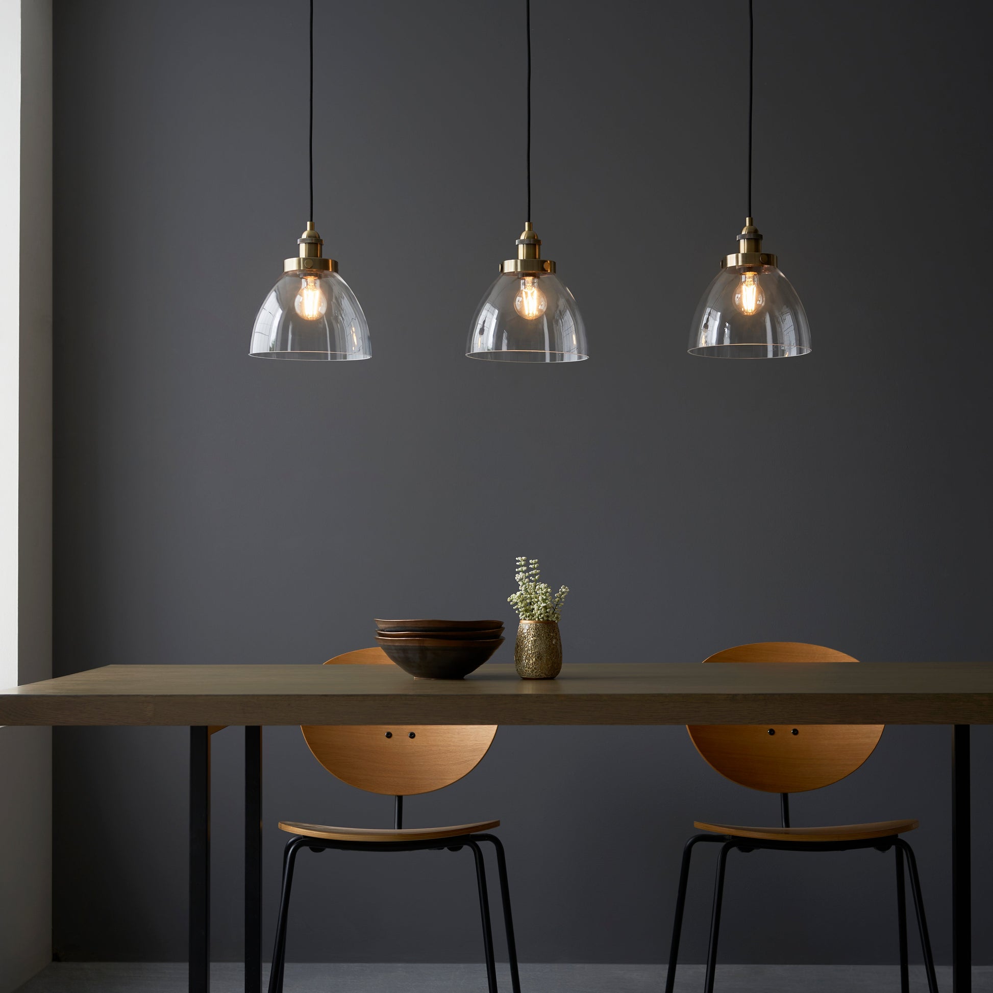 Hansen | Rustic Vintage 3 Pendant Light Ceiling Bar Fixture 2
