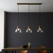 Hansen | Rustic Vintage 3 Pendant Light Ceiling Bar Fixture 1