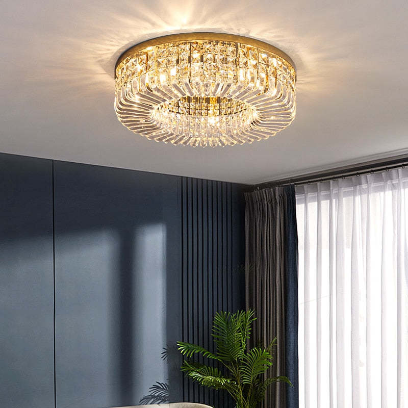 Freyza | Plafonnier encastré en cristal – Chambre, couloir, cuisine