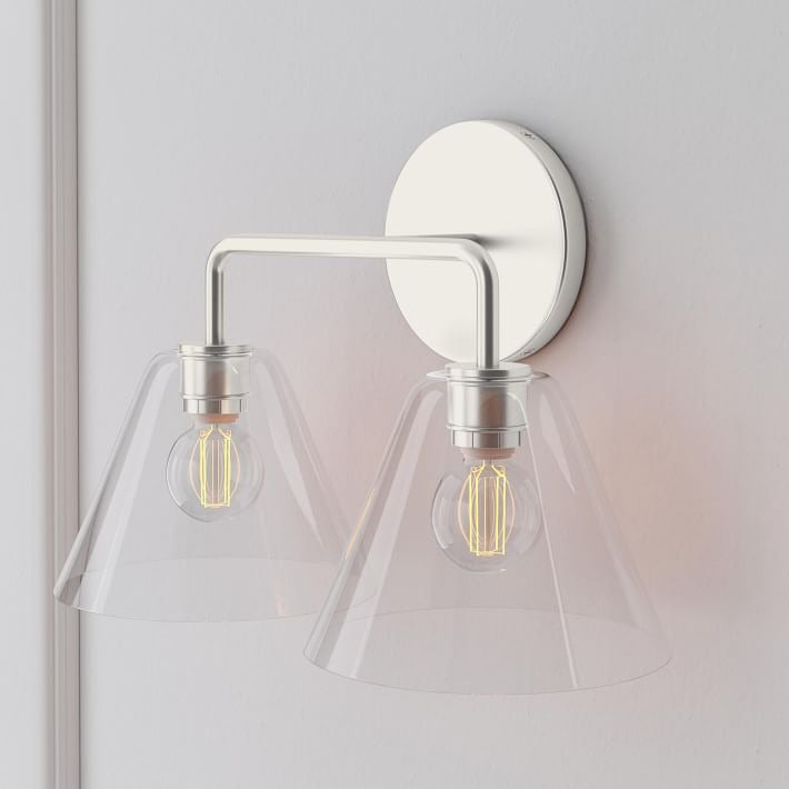 Freyza | Glas-Wandleuchte – Wohnzimmer Flur