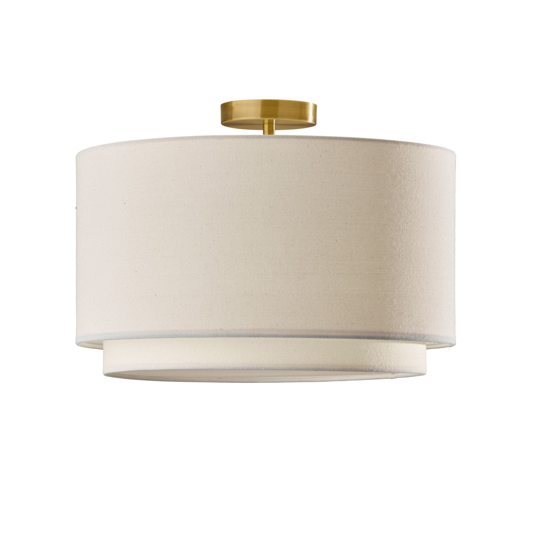 Freyza | Fabric Flush Mount Ceiling Light – Contemporary Bedroom Hallway Kitchen