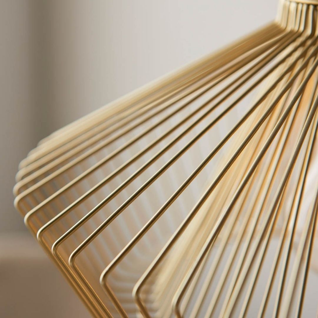 Freyza - Kimberley 1 Light Gold Pendant Ceiling Light