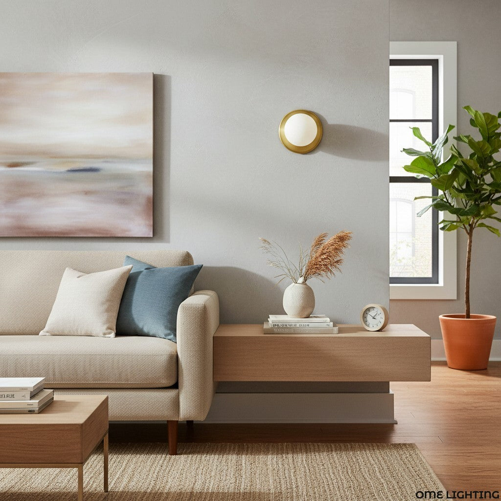 Freyza | Glass Wall Sconce – Modern Living Room Hallway