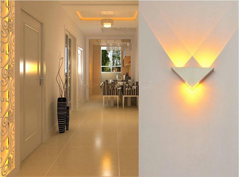 Freyza - Modern LED Triangle Wall Lamp