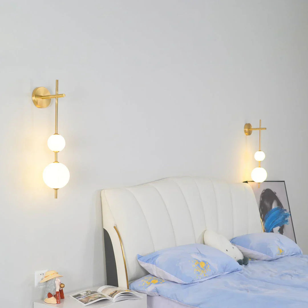 Freyza - Vertical Globe Wall Lamp