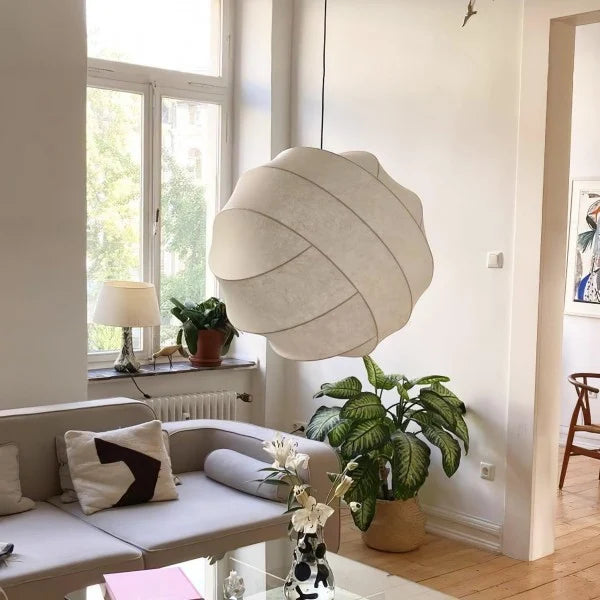 Freyza - Wabi-Sabi Fiber Cocoon Pendant Lamp M400