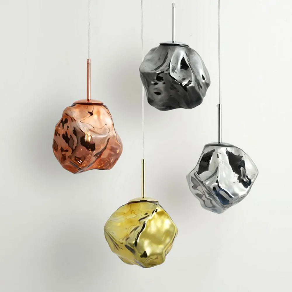 Freyza | Suspension en verre de lave – Luminaire suspendu pour cuisine et salle à manger