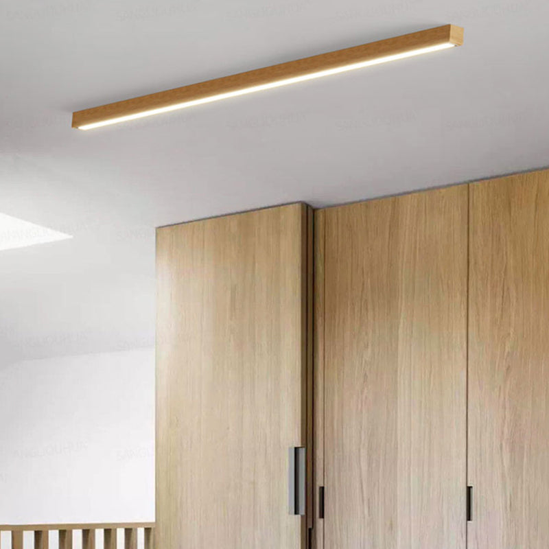 Freyza | Plafonnier en bois affleurant – Chambre, couloir, cuisine