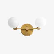 Freyza | Brass Wall Sconce – Modern Living Room Hallway
