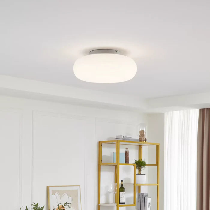 Freyza | Plafonnier blanc à montage encastré – Moderne pour chambre, couloir et cuisine