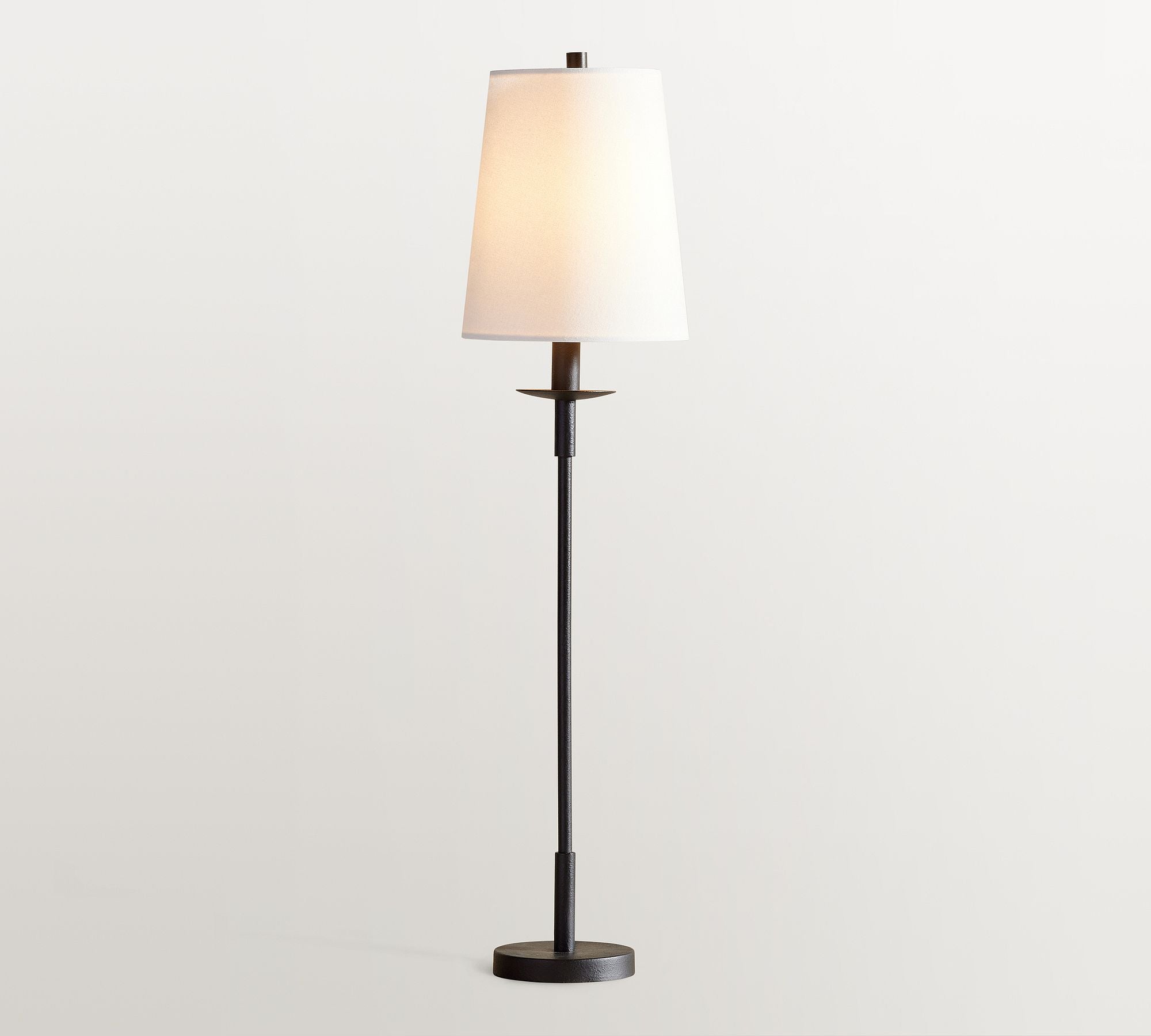 Freyza | Iron Linen Table Lamp – Modern Bedside Bedroom