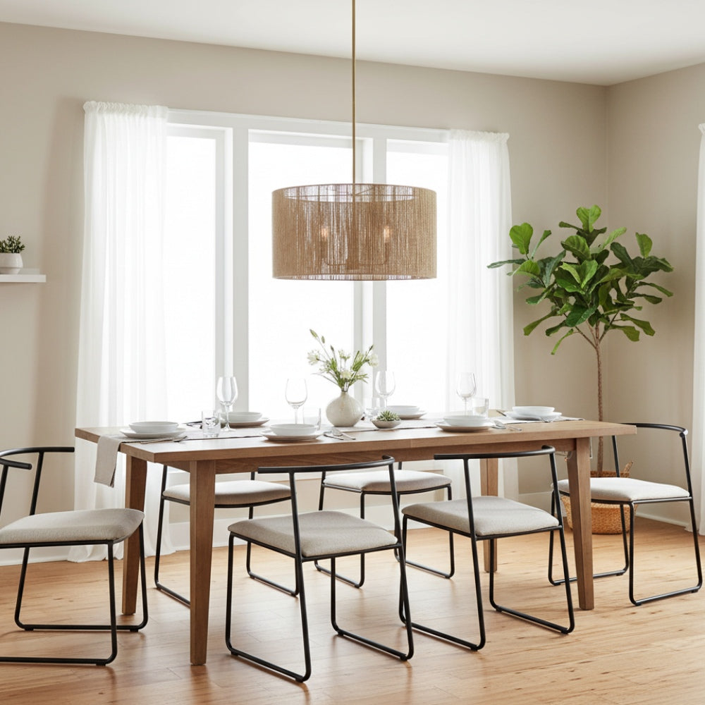 Freyza | Rowan Drum Brass Pendant Light