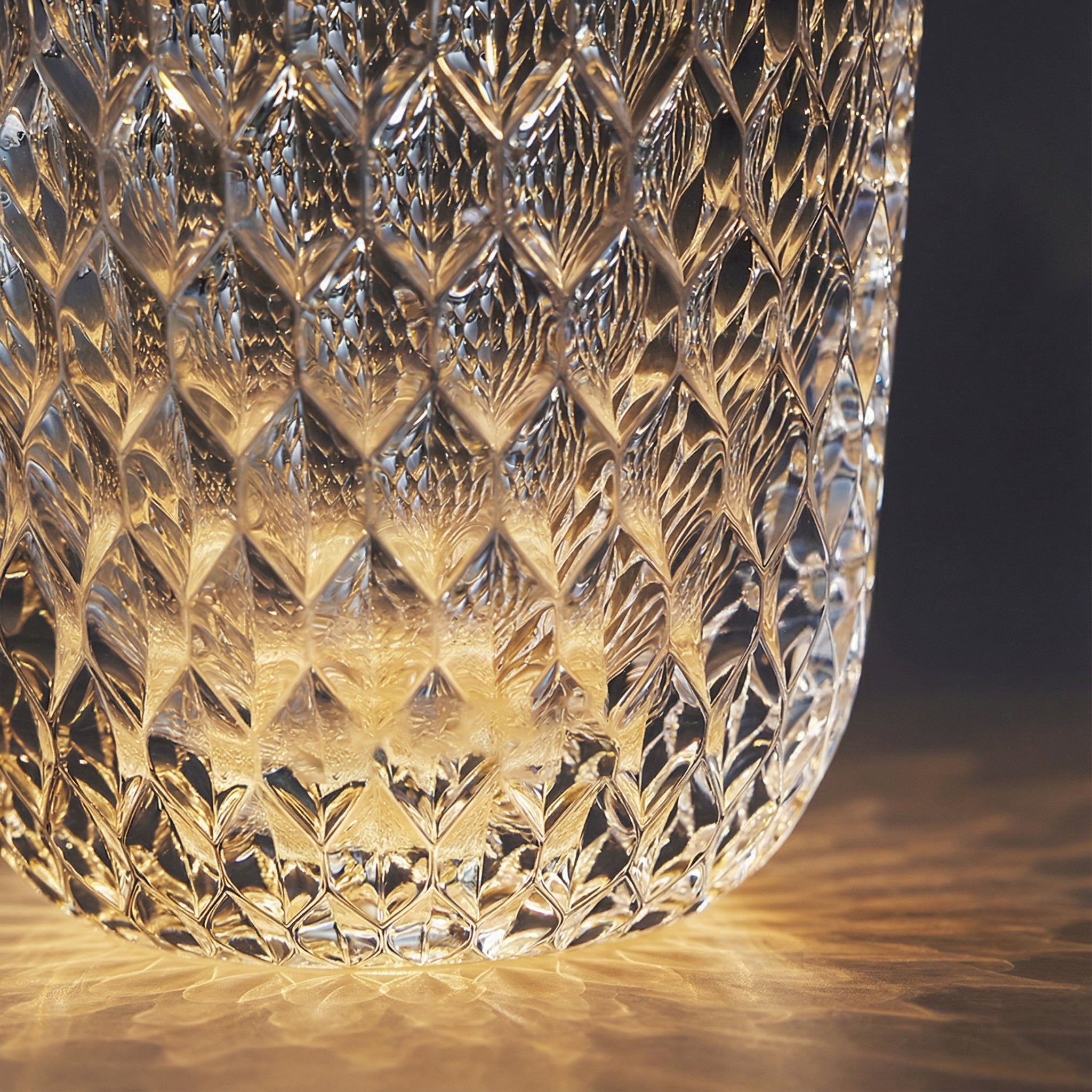 Freyza - LED Crystal Table Lamp Portable Touch Dimmable Bedside Night Light 29cm / 11.4in
