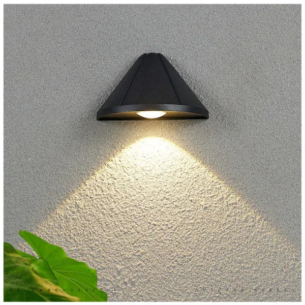 Freyza | Applique murale extérieure noire – Éclairage moderne pour jardin, porche et extérieur
