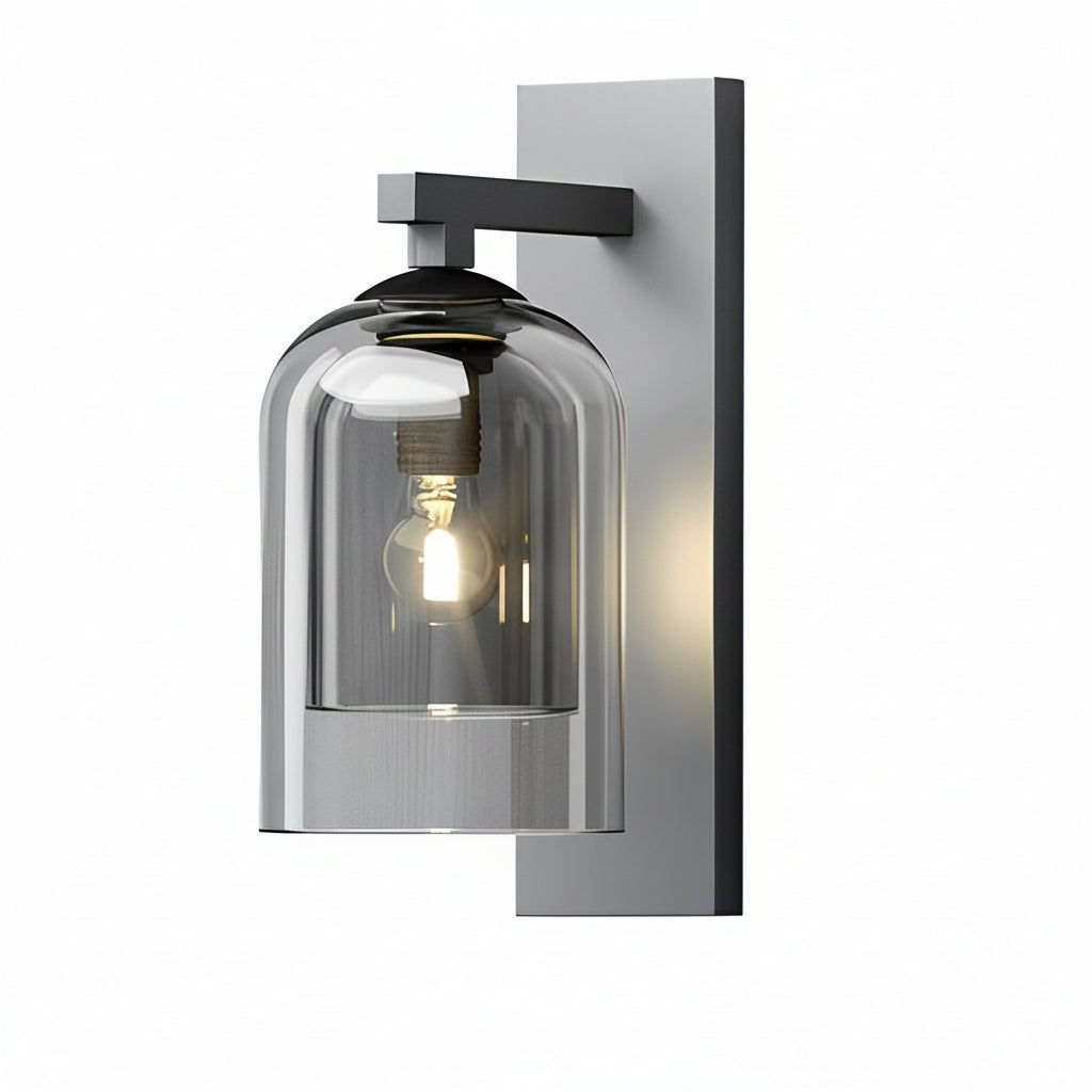 Freyza - LED Wall Sconce Light – Nordic Minimalist Double Layer Glass Iron (33x15cm / 13x6in)