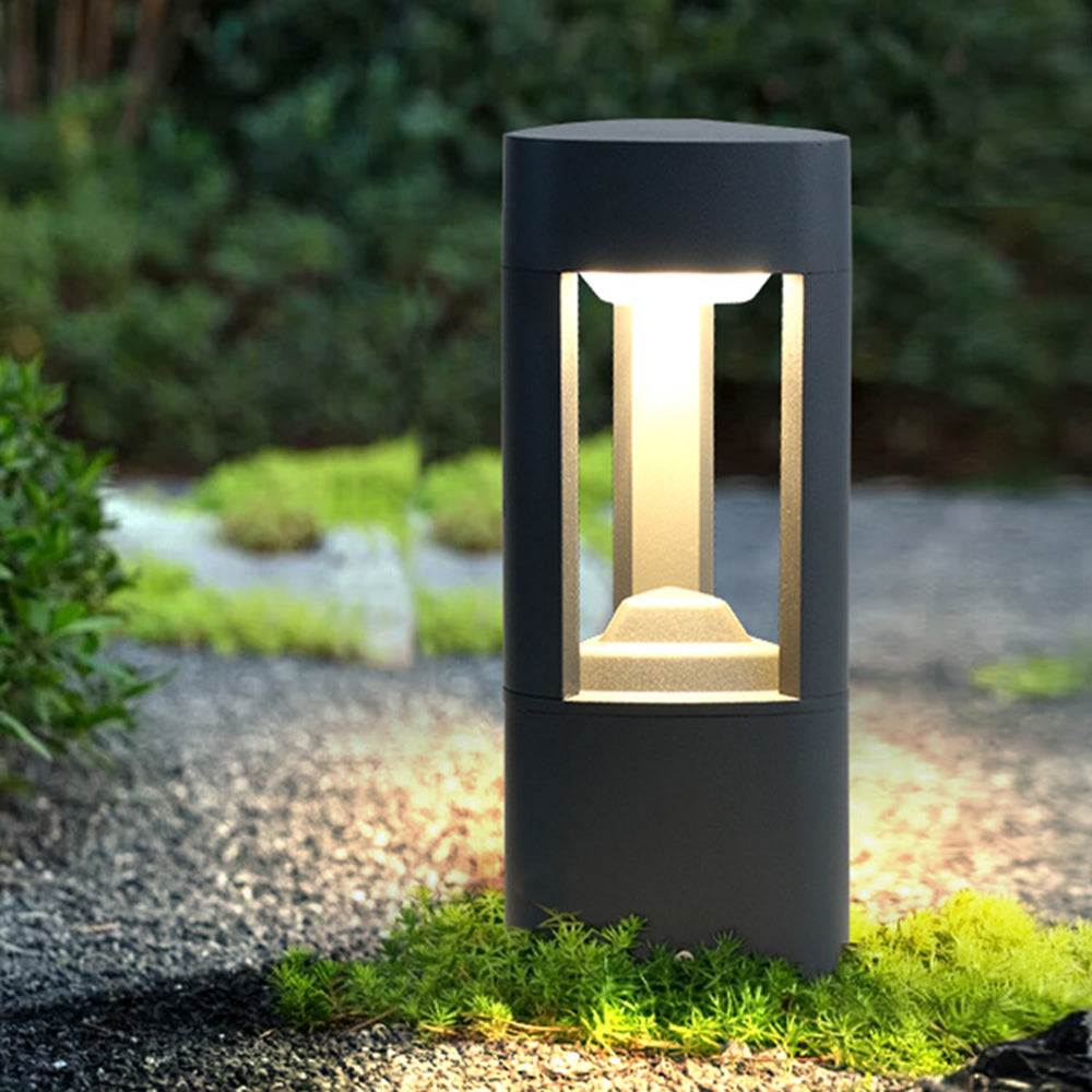 Freyza | Lampe d’extérieur noire – Éclairage contemporain pour jardin, extérieur et terrasse