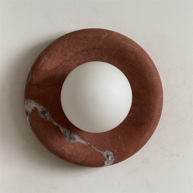 Freyza | Orli Travertine Sconce Wall Light – Bedroom Hallway