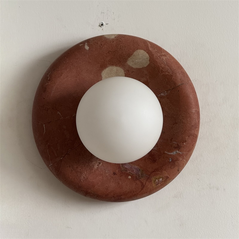 Freyza | Orli Travertine Sconce Wall Light – Bedroom Hallway
