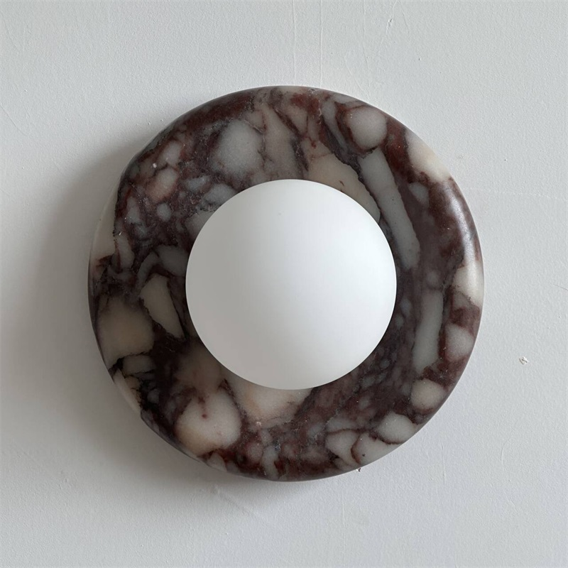 Freyza | Evenir Bvlgari Purple Marble-Wandleuchte – Schlafzimmer, Flur