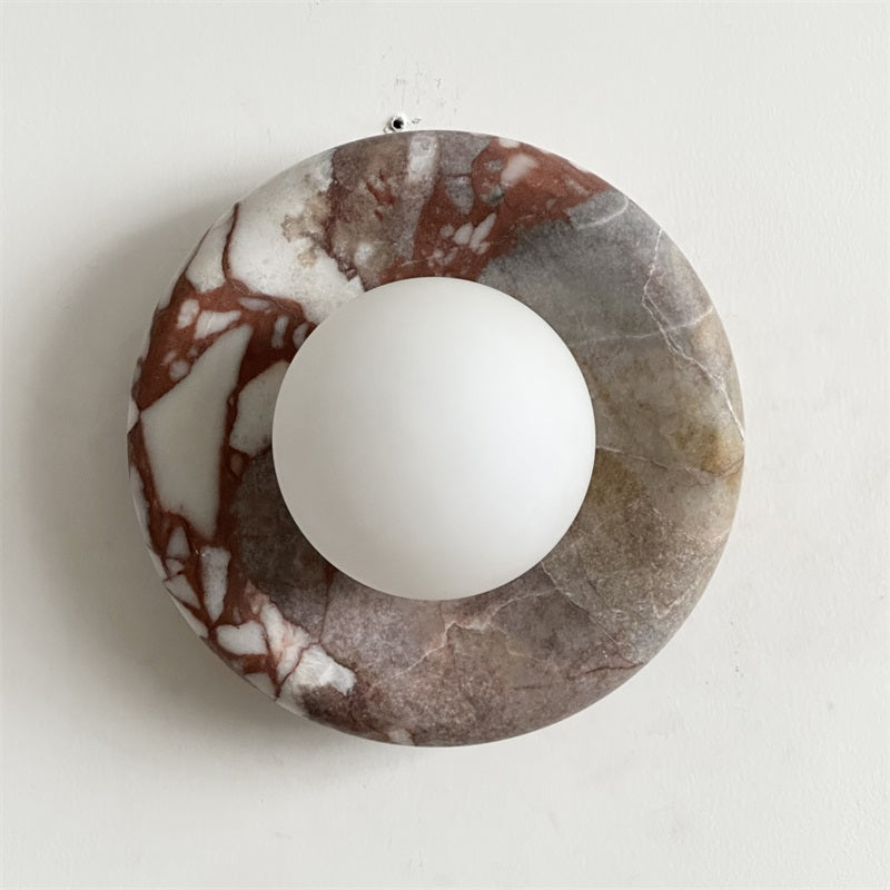 Freyza | Vomire Nordic Art Marble Wall Light – Nordic Bedroom Hallway