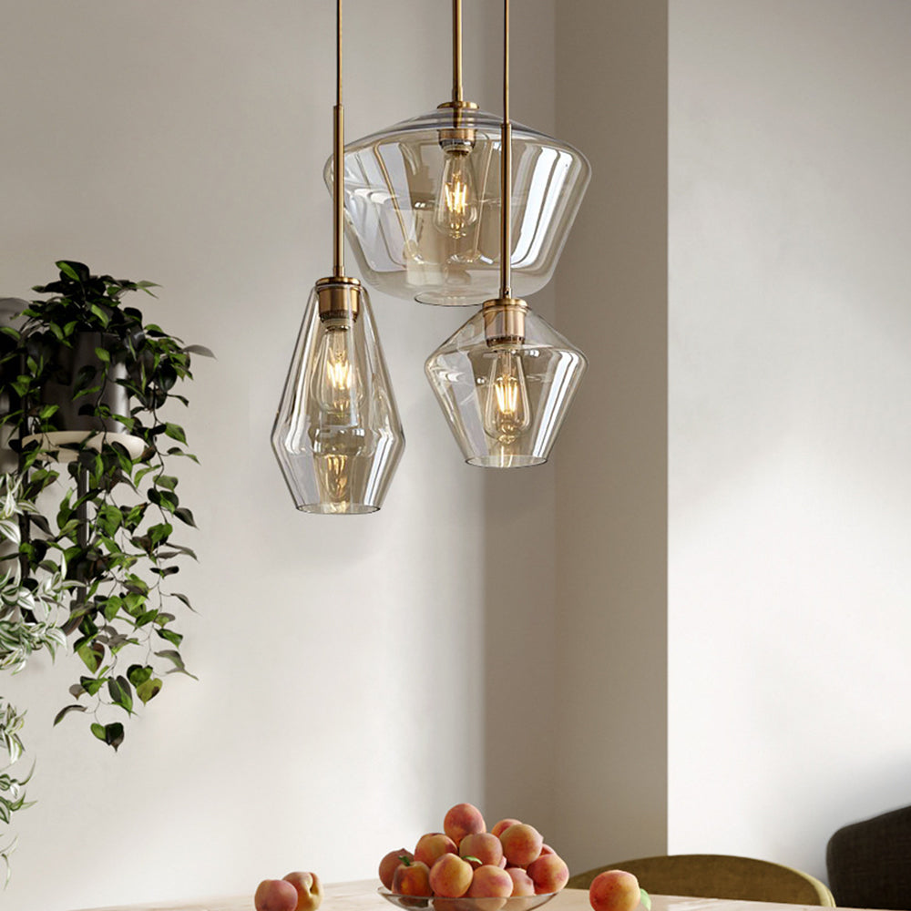 Freyza | Suspension June en verre – Luminaire suspendu pour cuisine et salle à manger