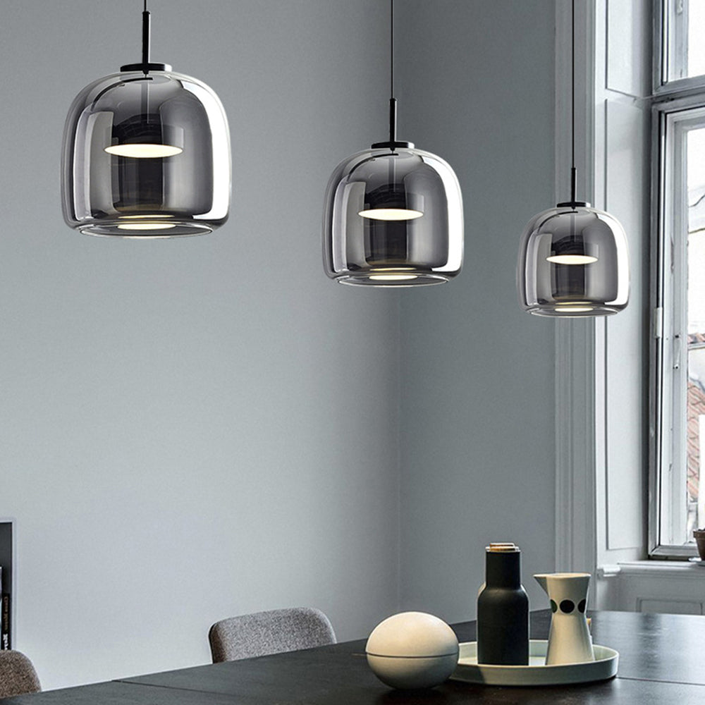 Freyza | June Morden Glass Glass Pendant Light – Kitchen Dining Room