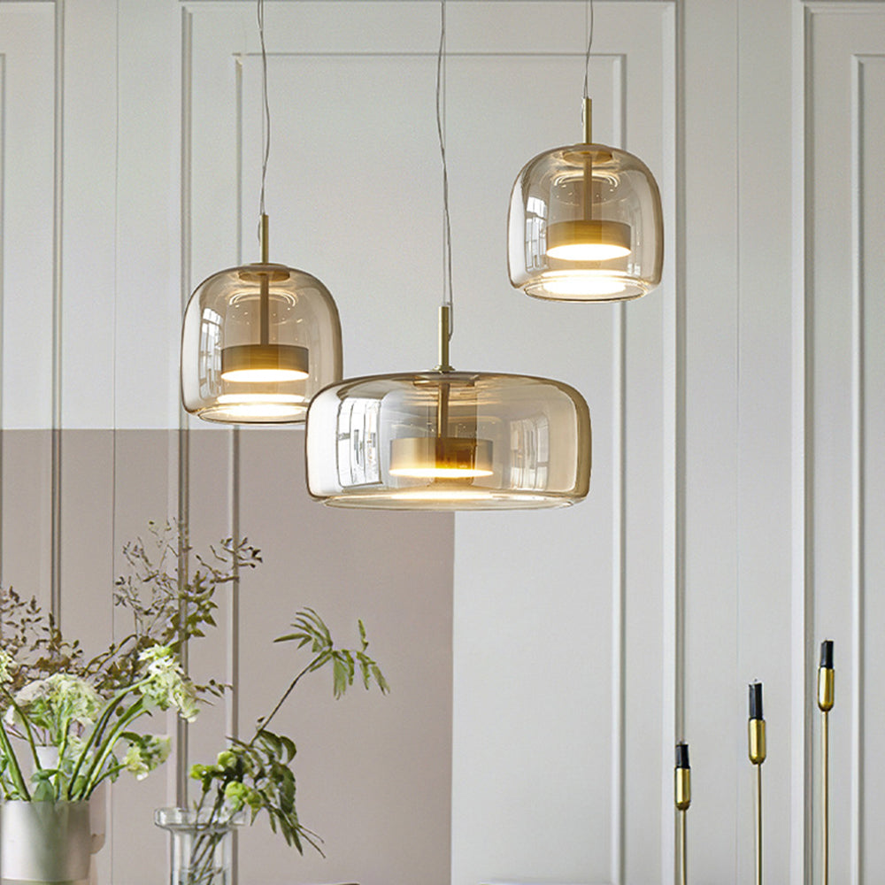 Freyza | June Morden Glass Glass Pendant Light – Kitchen Dining Room