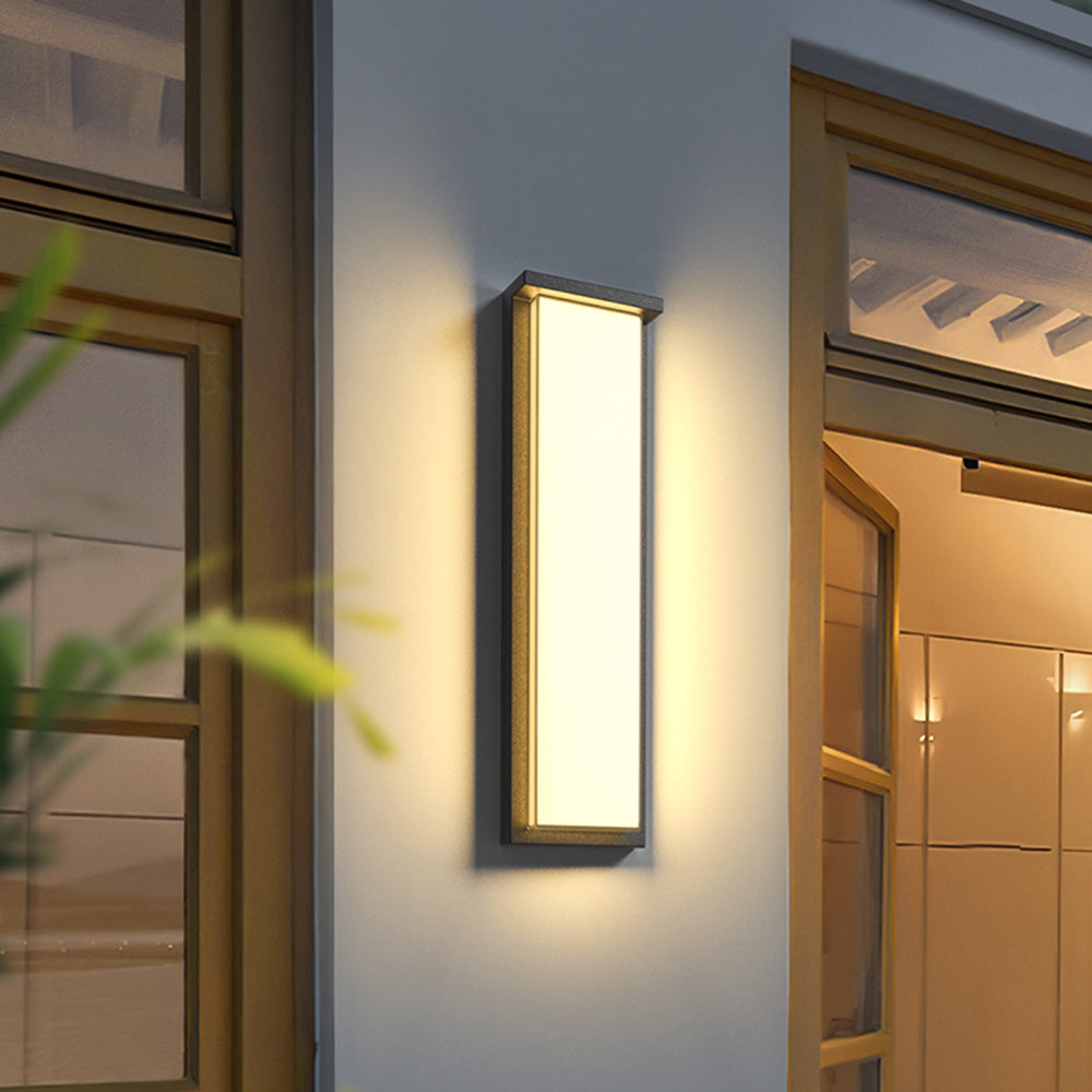 Freyza | Applique murale extérieure noire – Éclairage moderne pour jardin, porche et extérieur