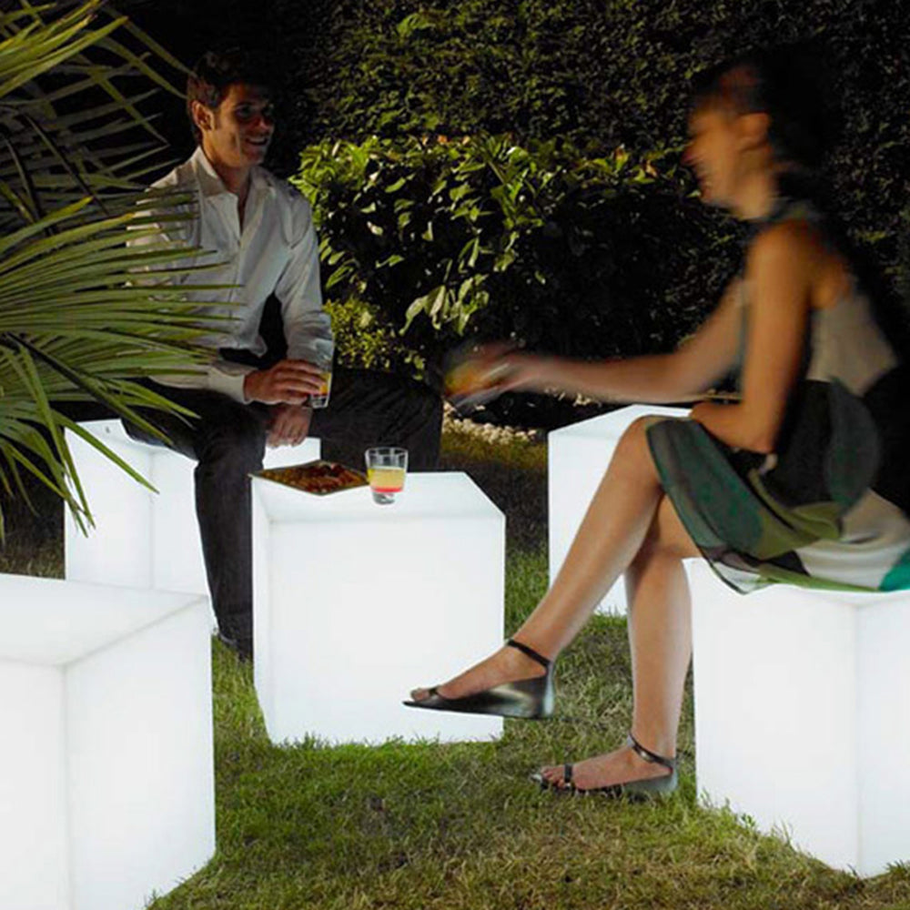 Freyza | Lampe d’extérieur blanche – Patio de jardin minimaliste