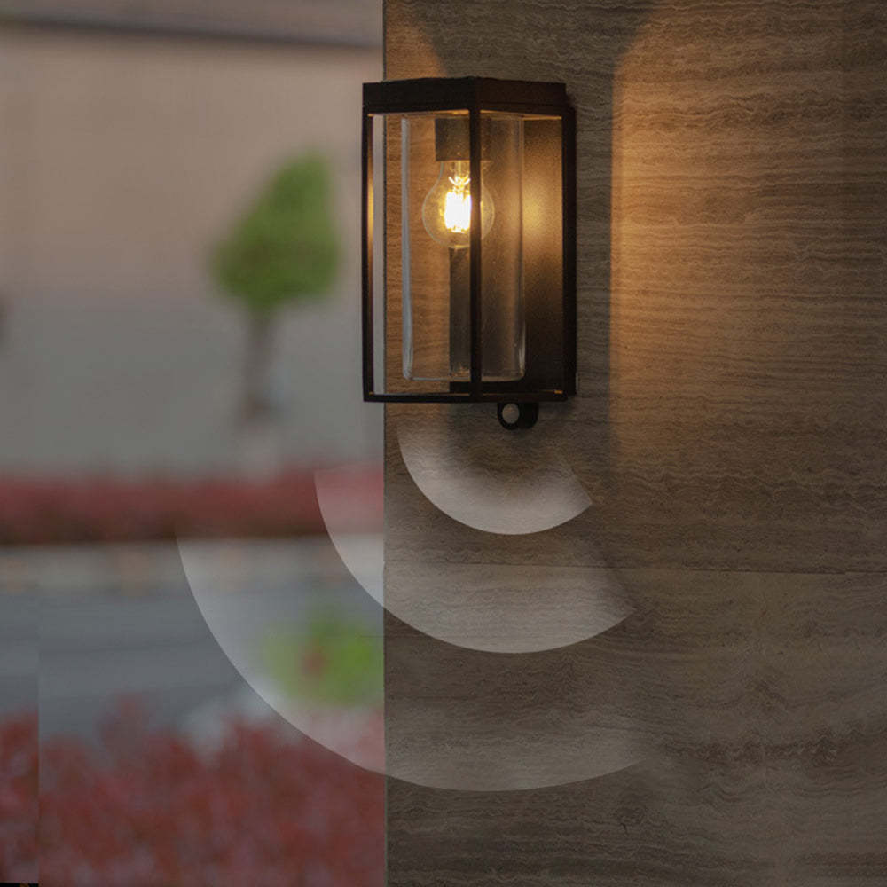 Freyza | Applique murale extérieure en verre – Extérieur moderne pour jardin et porche