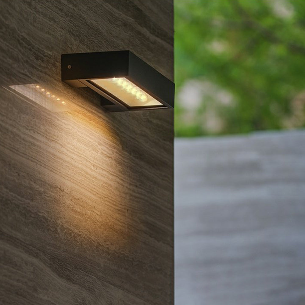Freyza | Applique murale extérieure noire – Éclairage moderne pour jardin, porche et extérieur