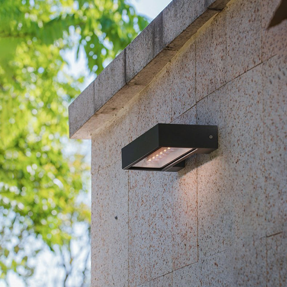 Freyza | Applique murale extérieure noire – Éclairage moderne pour jardin, porche et extérieur
