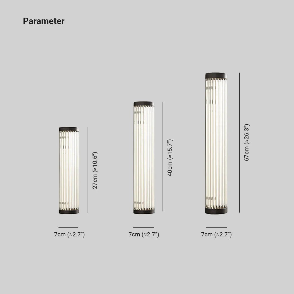 Freyza | Applique murale extérieure moderne en verre noir semi-cylindrique Yoru – Porche de jardin moderne extérieur