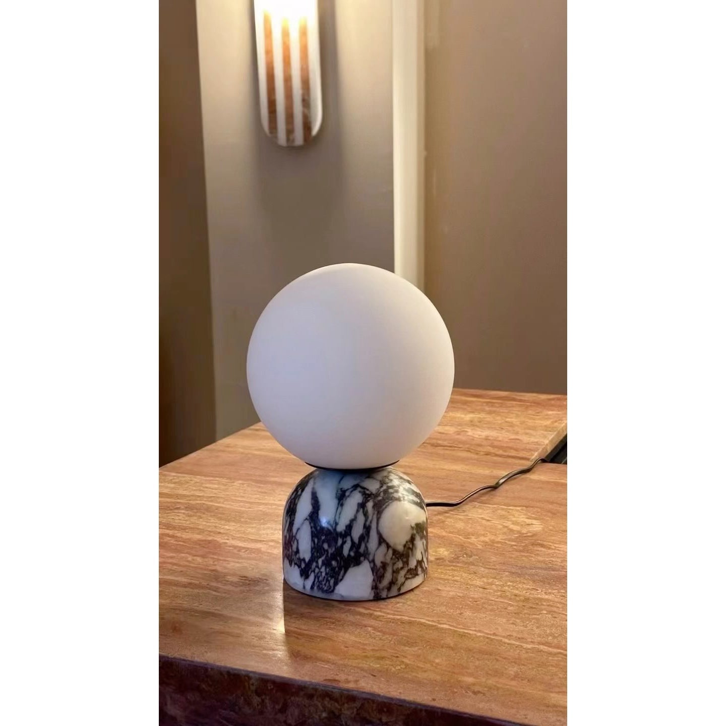 Freyza | Aalia Marble Table Marble Table Lamp – Bedside Bedroom