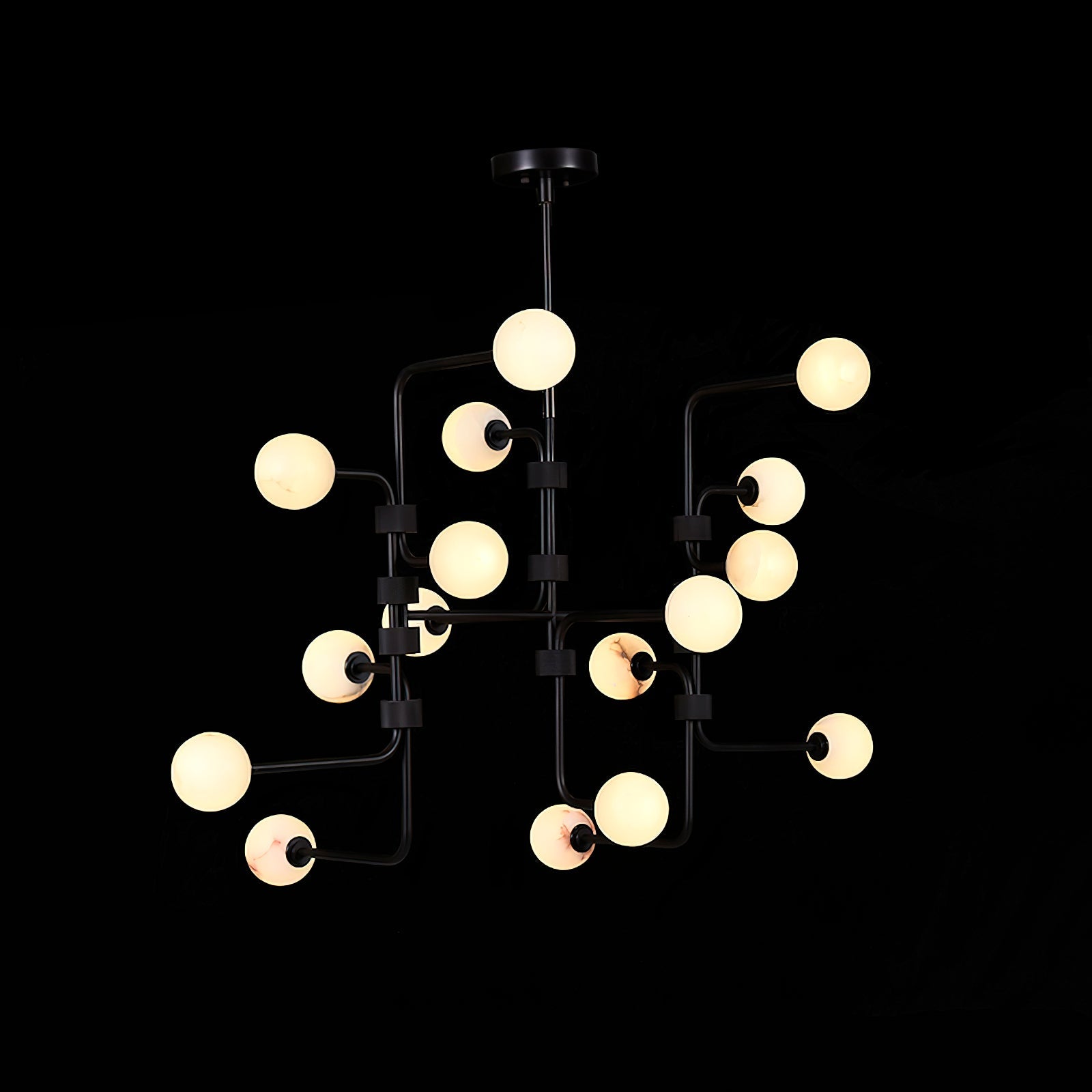 Freyza | Aballs Elegance Unique Glass Chandelier – Dining Room Living Room