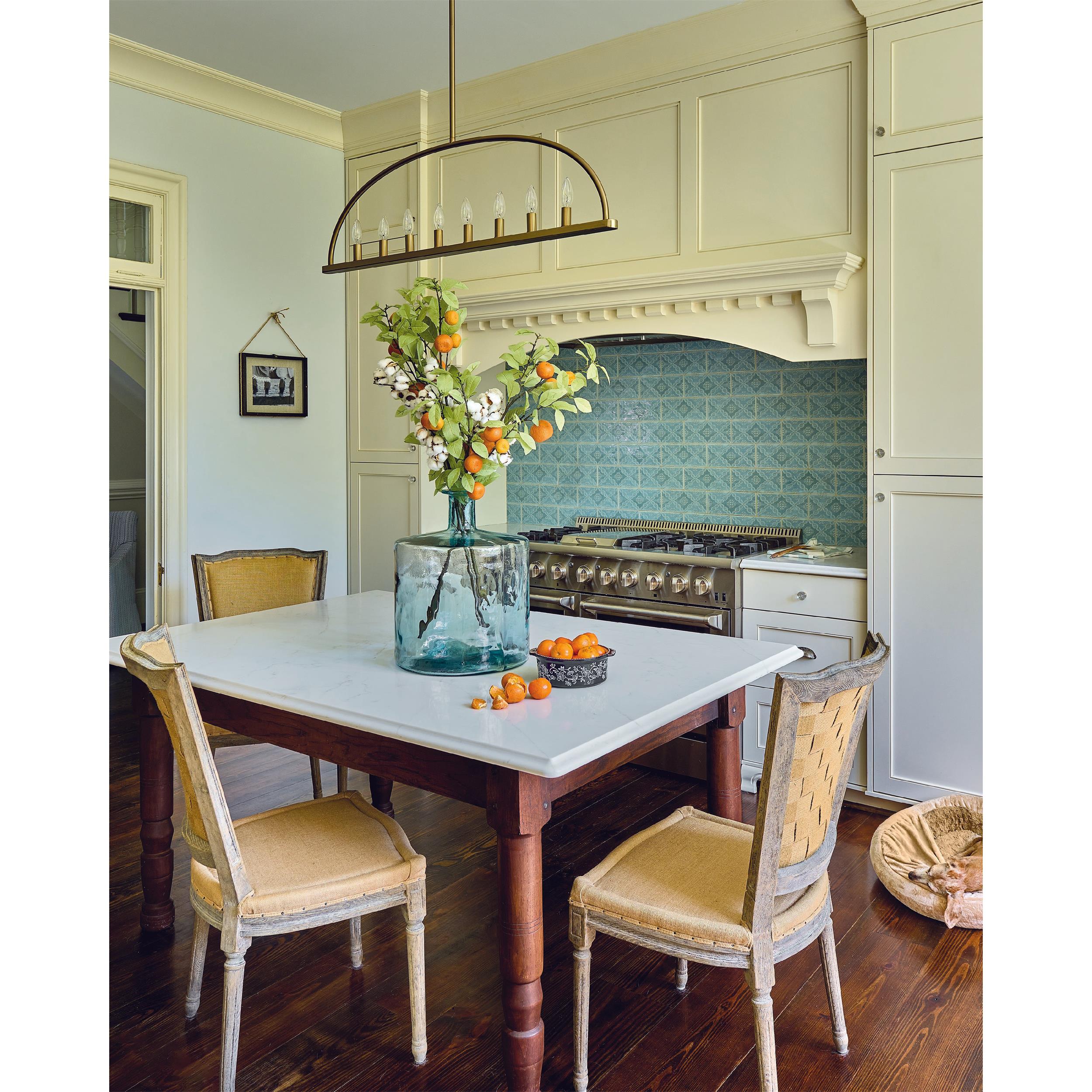 Freyza | Abbott Linear Minimalist Chandelier – Minimalist Dining Room Living Room