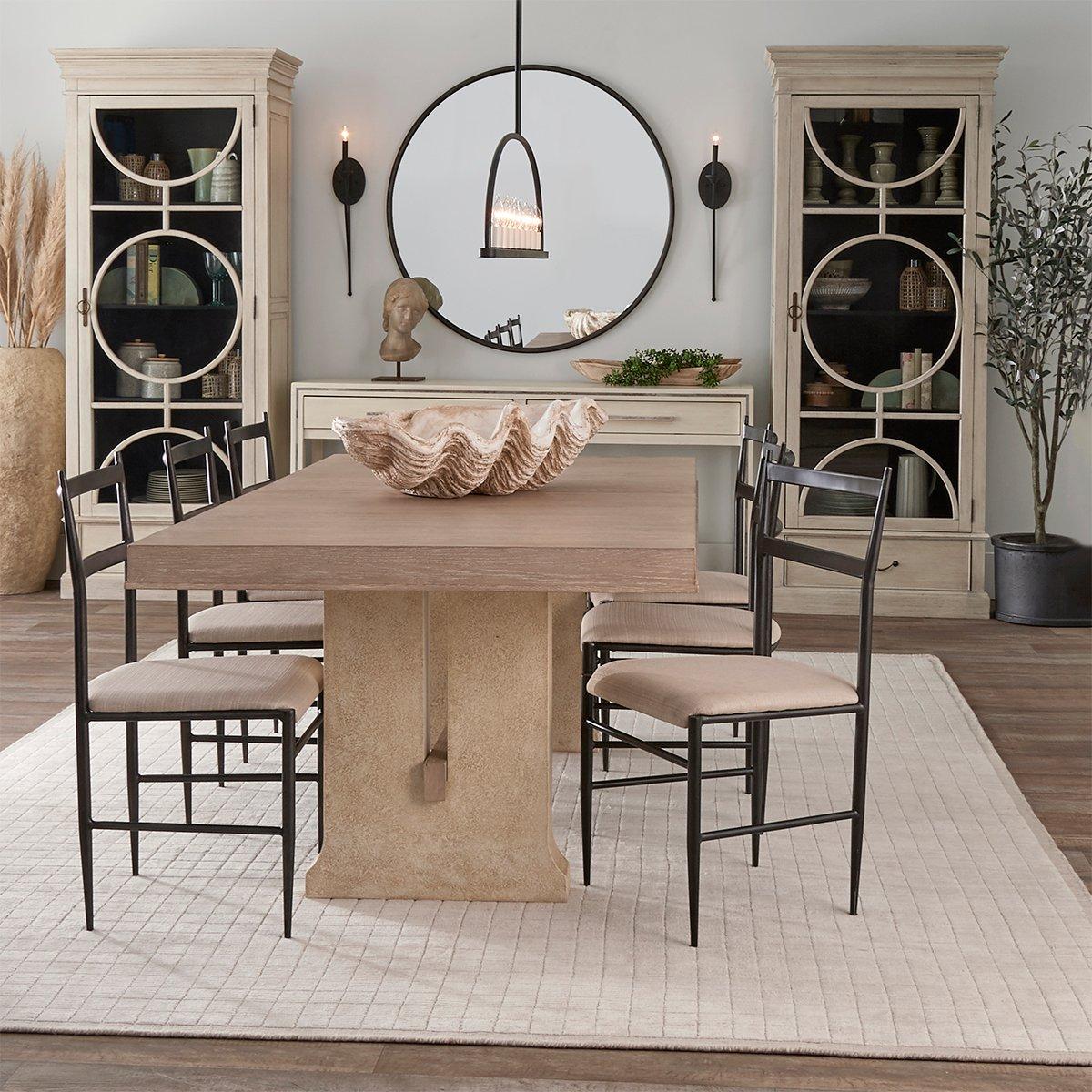 Freyza | Abbott Linear Minimalist Chandelier – Minimalist Dining Room Living Room