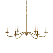 Freyza | Alshaarae Vintage Industrial Brass Chandelier – Industrial Dining Room Living Room