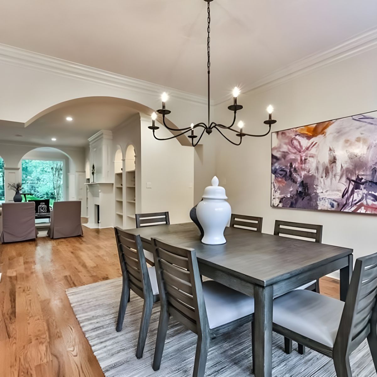 Freyza | Alshaarae Vintage Industrial Brass Chandelier – Industrial Dining Room Living Room
