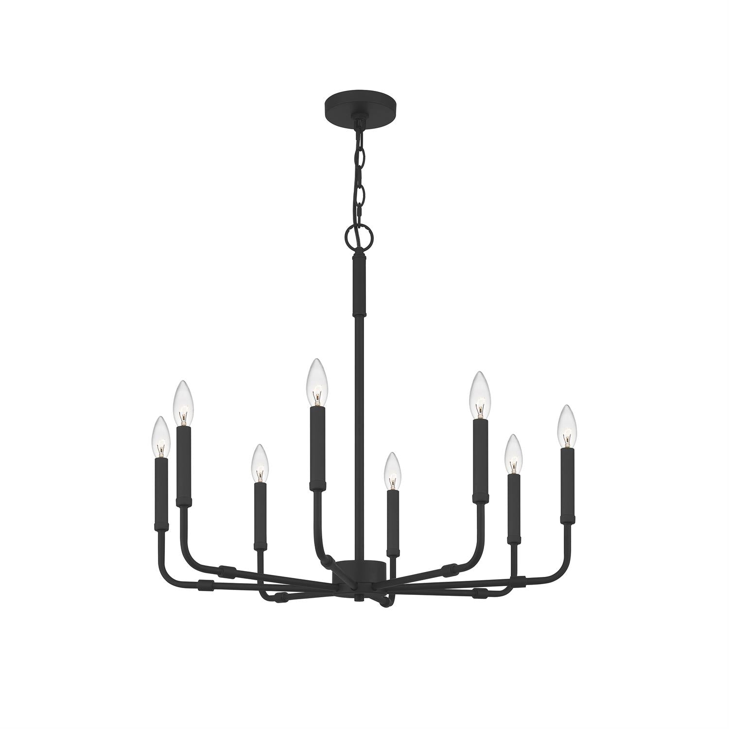 Freyza | Abner Industrieller Moderner Messing Kronleuchter – Moderner Esszimmer Wohnzimmer