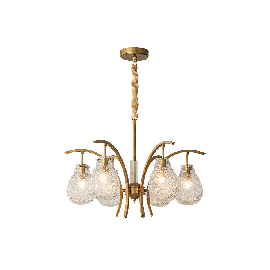Freyza | Lustre en verre de luxe postmoderne Adams – Salle à manger et salon modernes