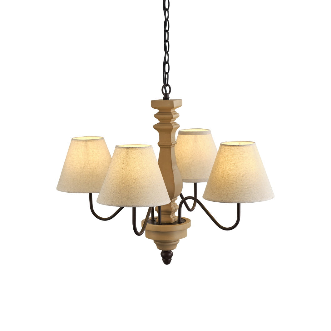 Freyza | Adela Lustre traditionnel de luxe en bois – Salle à manger et salon traditionnels