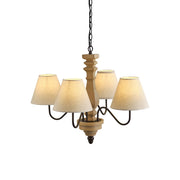Freyza | Adela Lustre traditionnel de luxe en bois – Salle à manger et salon traditionnels