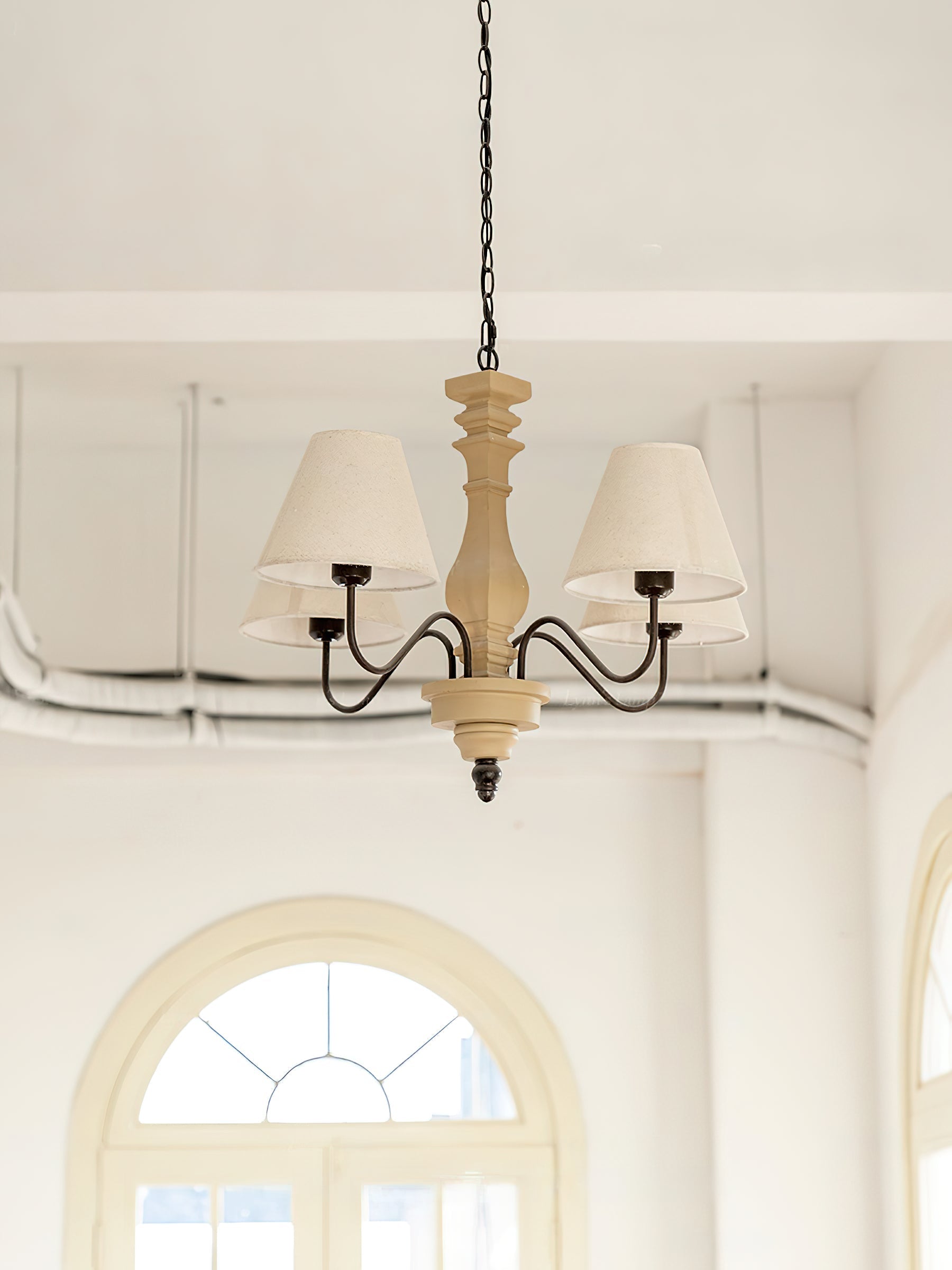 Freyza | Adela Lustre traditionnel de luxe en bois – Salle à manger et salon traditionnels