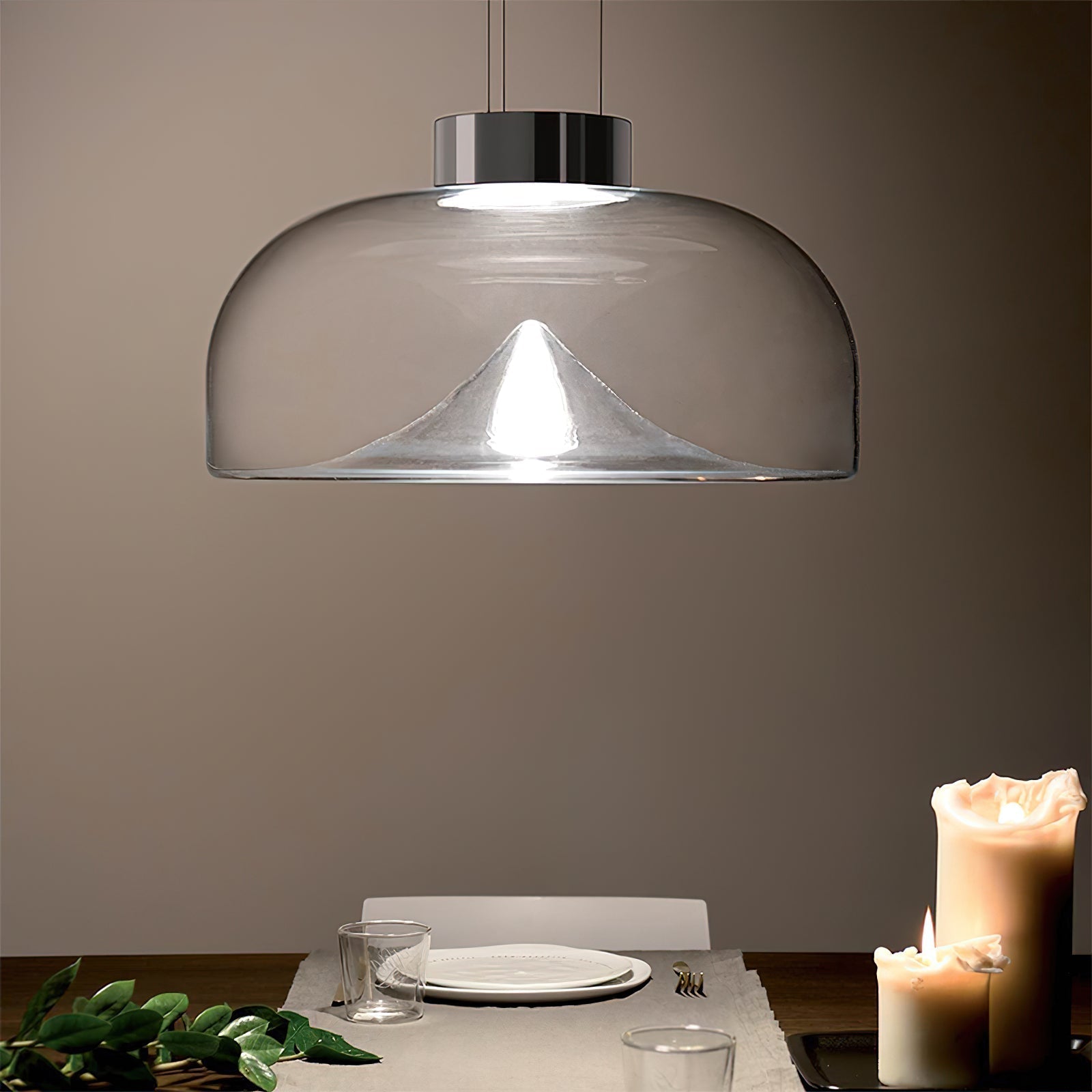Freyza | Aella Glas-Pendelleuchte – Küche, Esszimmer