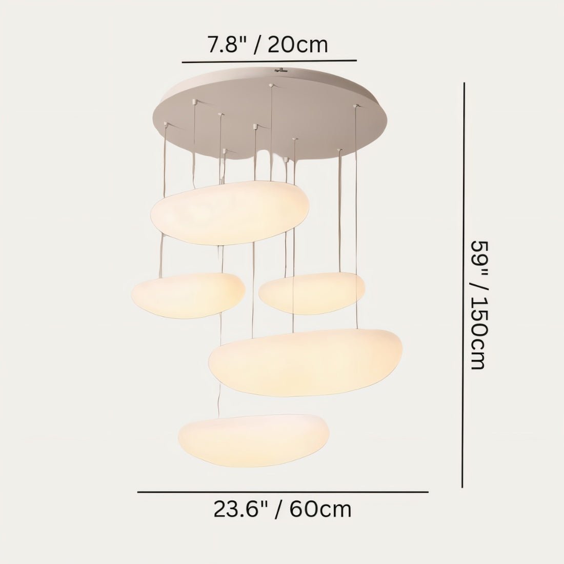 Freyza - Elegant Modern Chandelier Light for Dining Room Decor