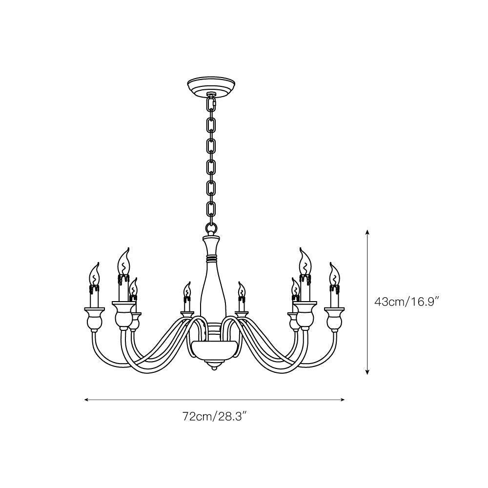 Freyza | Afralia Modern Industrial Wood Chandelier – Modern Dining Room Living Room