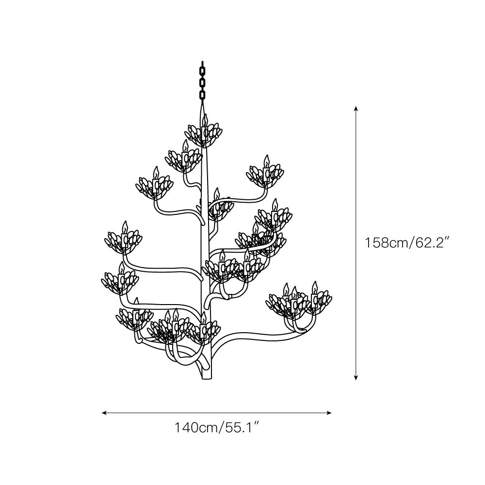 Freyza | Agave Postmodern Luxury Crystal Chandelier – Modern Dining Room Living Room