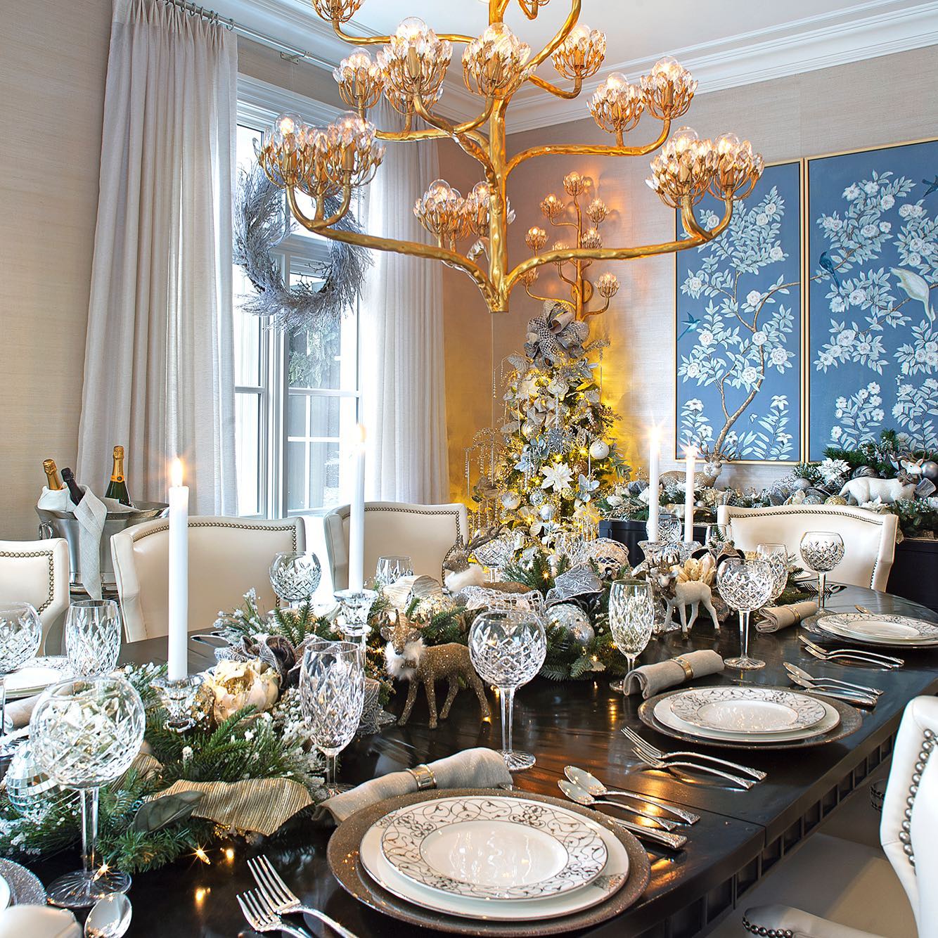 Freyza | Agave Postmodern Luxury Crystal Chandelier – Modern Dining Room Living Room